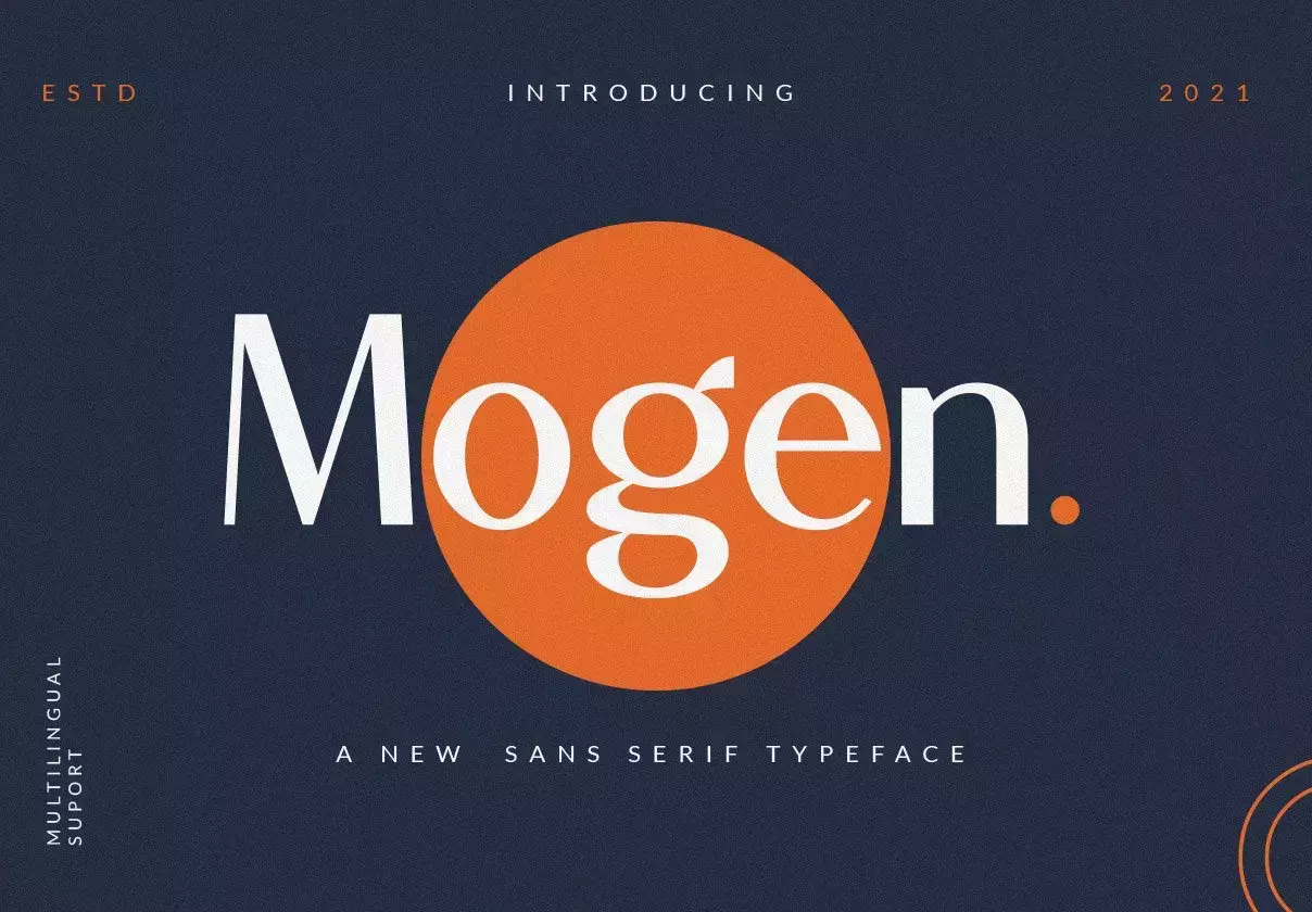 Mogen_a new sans serif typeface