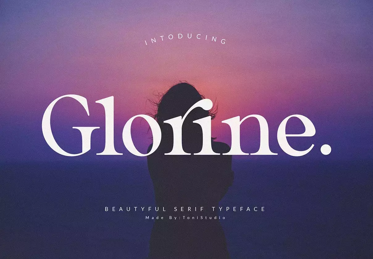 Glorine_Beautyful serif typeface