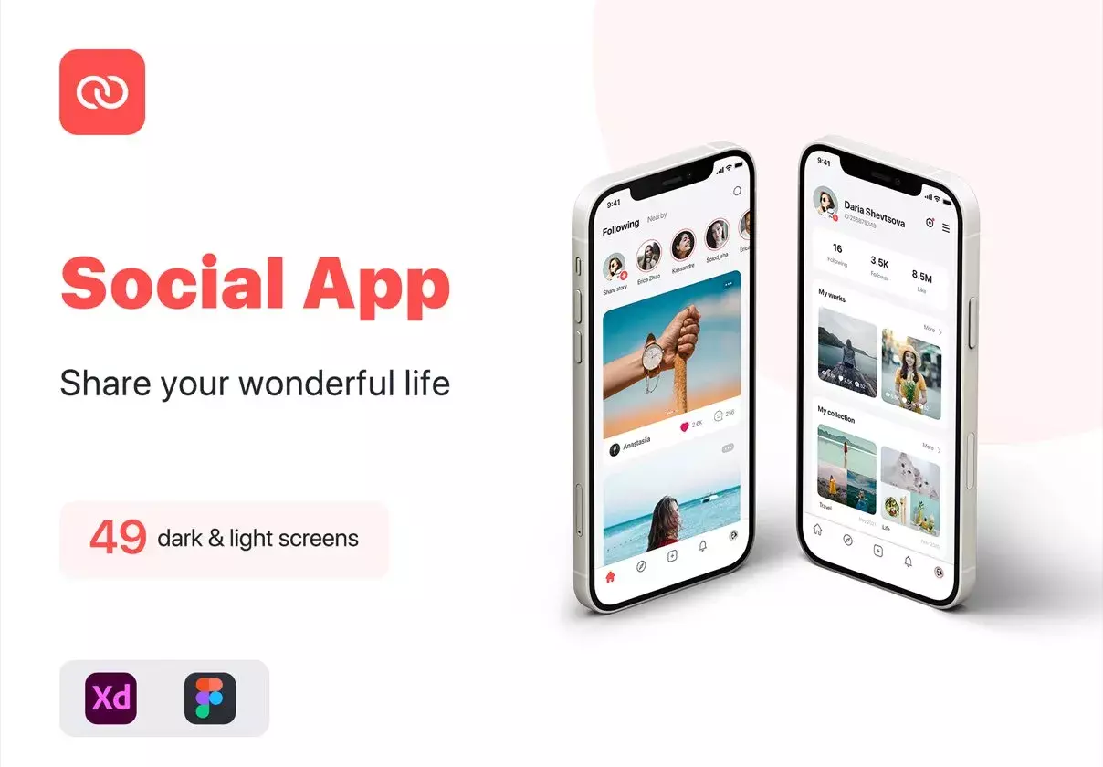 Social App iOS UI Kit