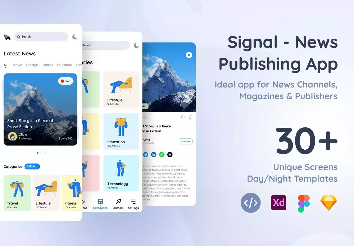 Signal - News Publishing App Template