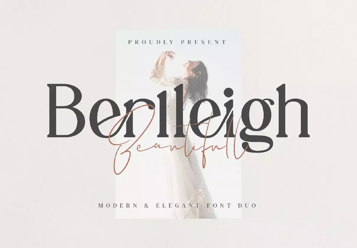 Berlleigh Beautifull Font Duo