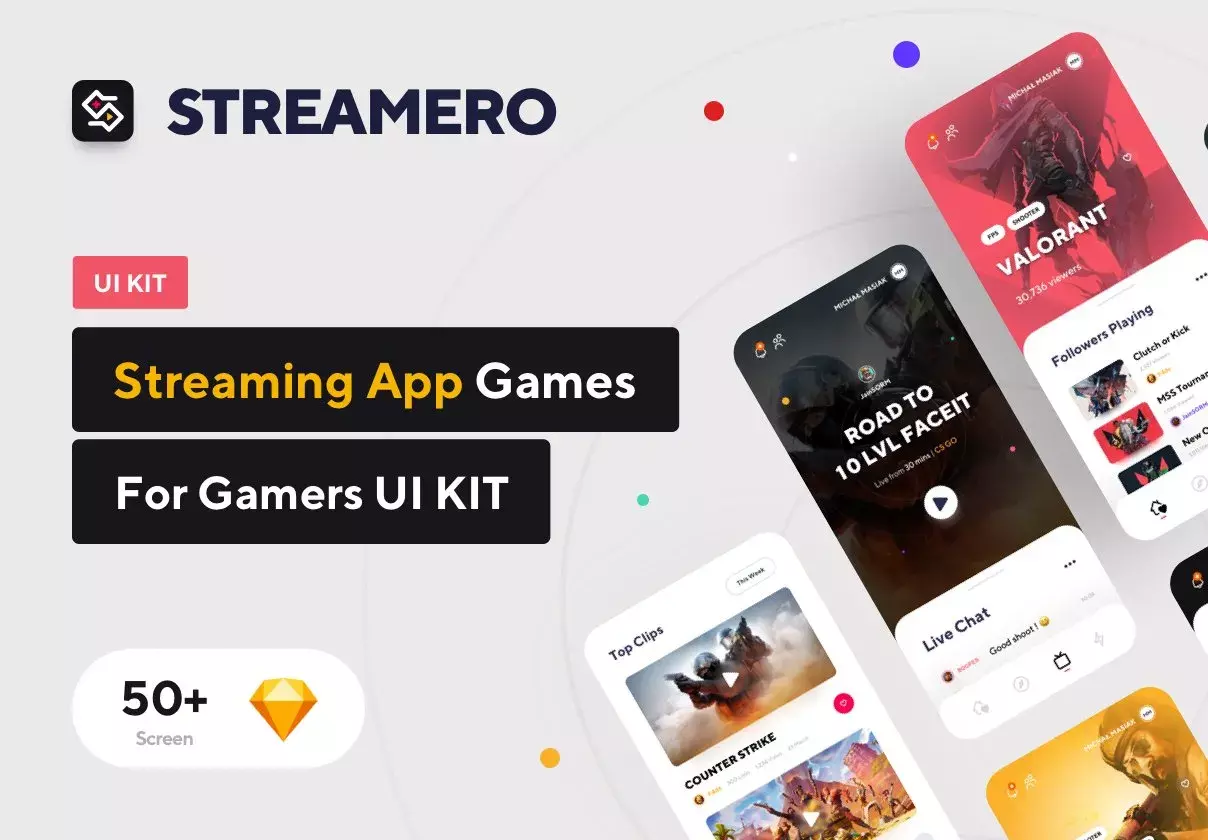 Streamero | Streaming App UI KIT