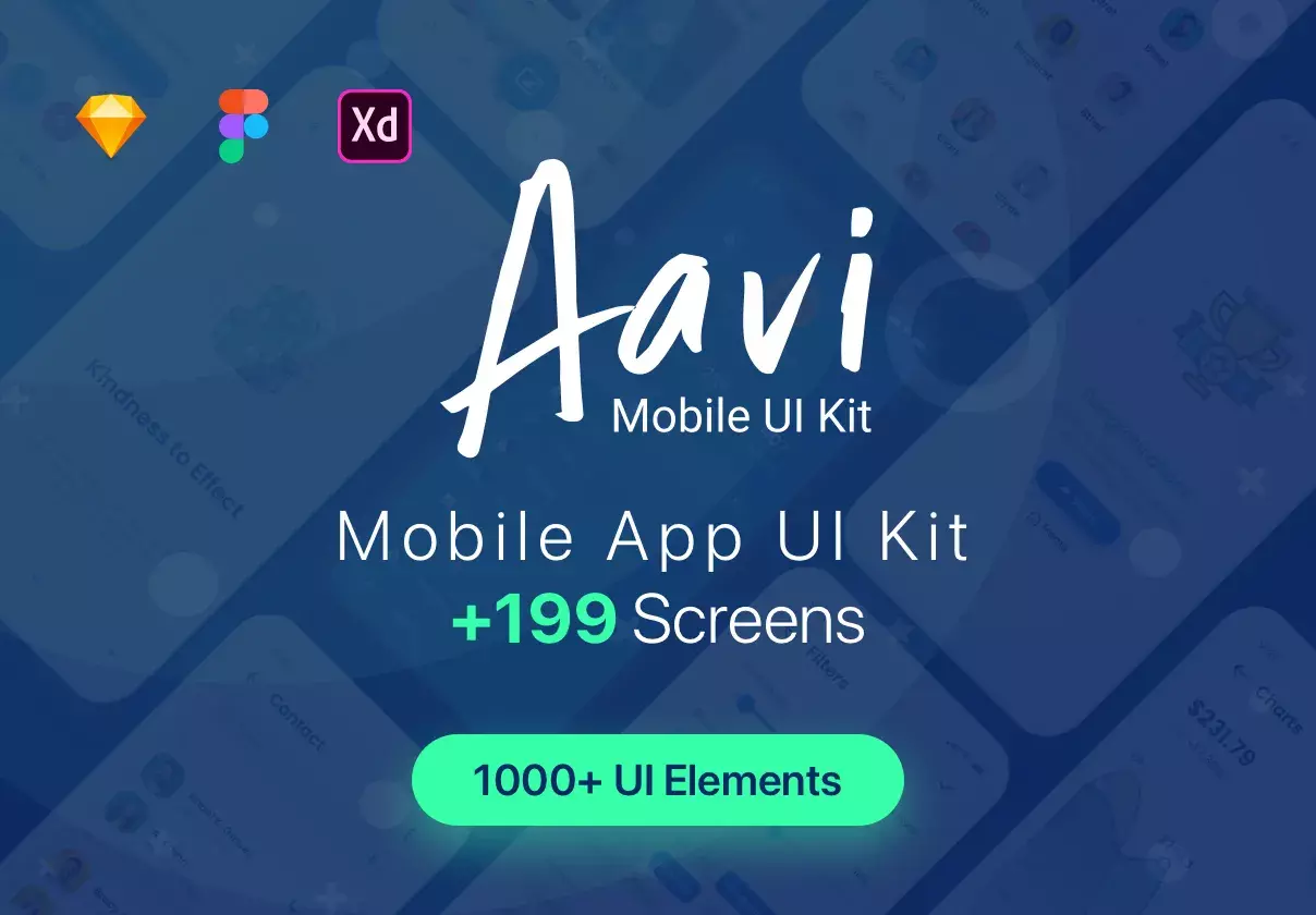 Aavi Mobile App UI Kit