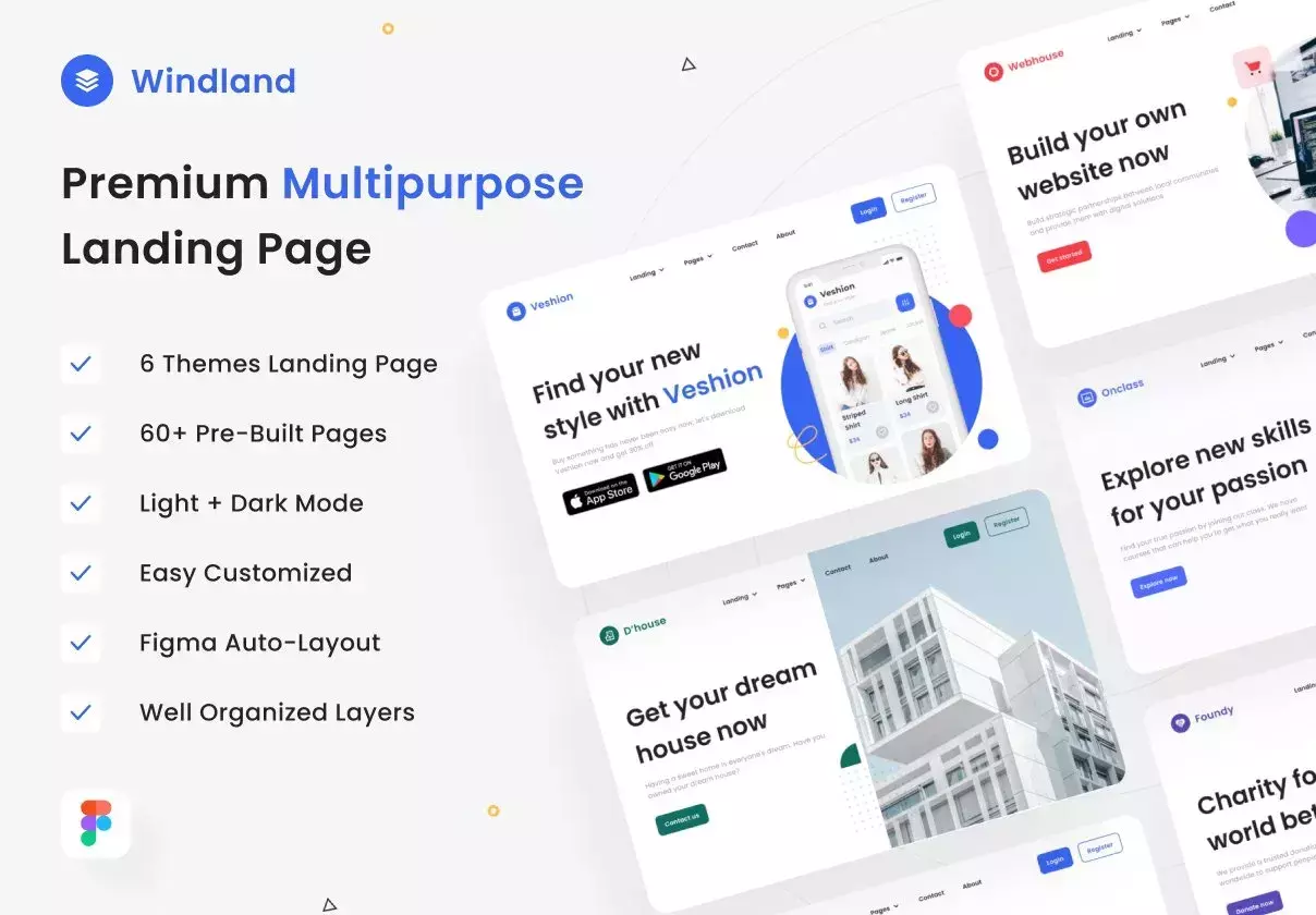 Windland Premium Multipurpose Landing Page