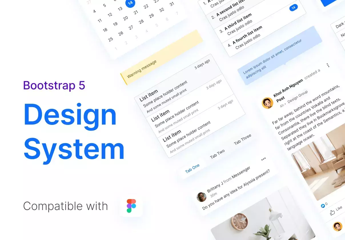 Officience's Bootstrap 5 Design system - no code included