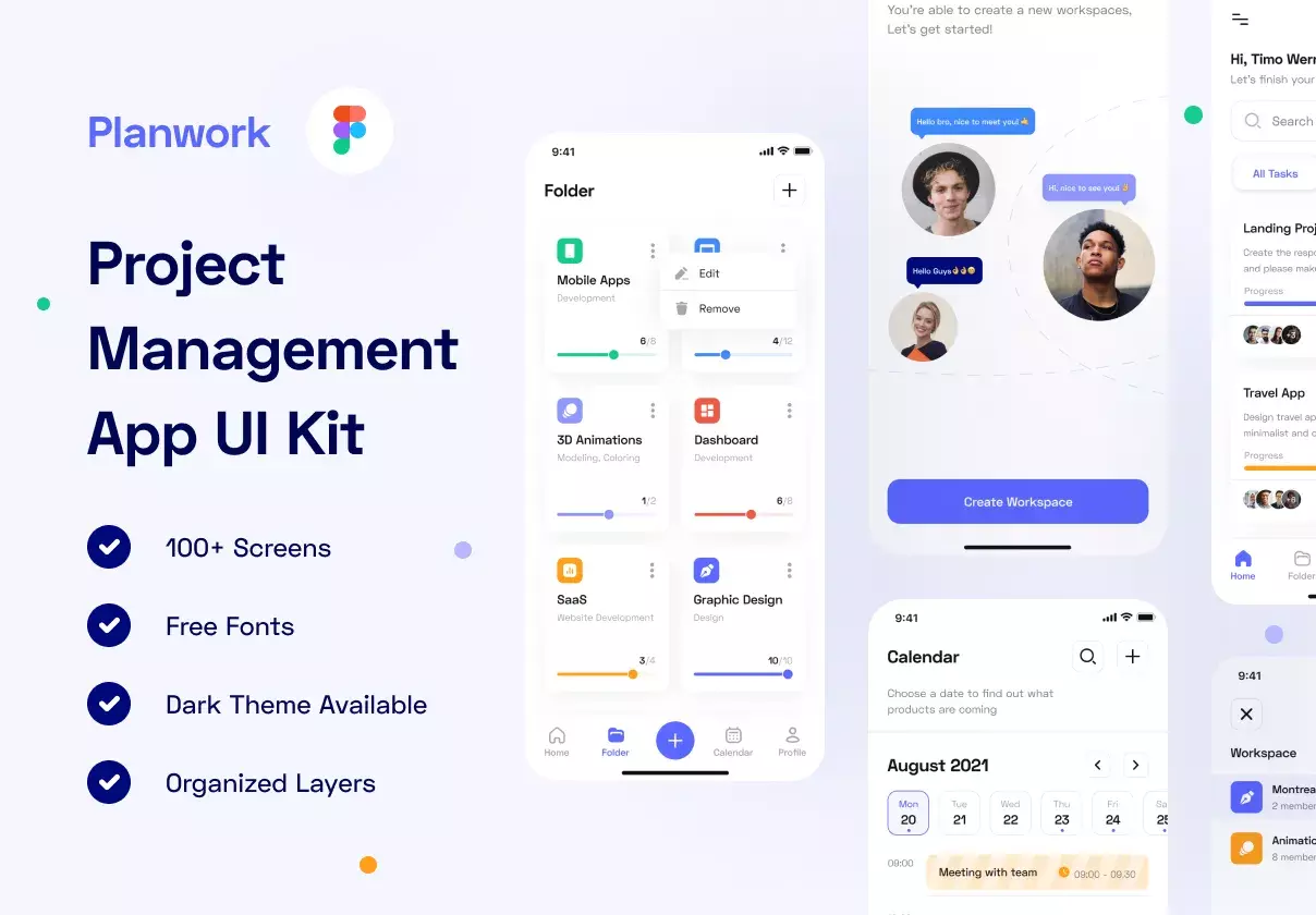 Project Management App UI Kit