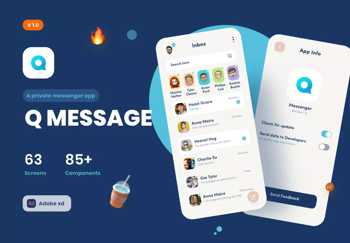 A Messenger app ui kit