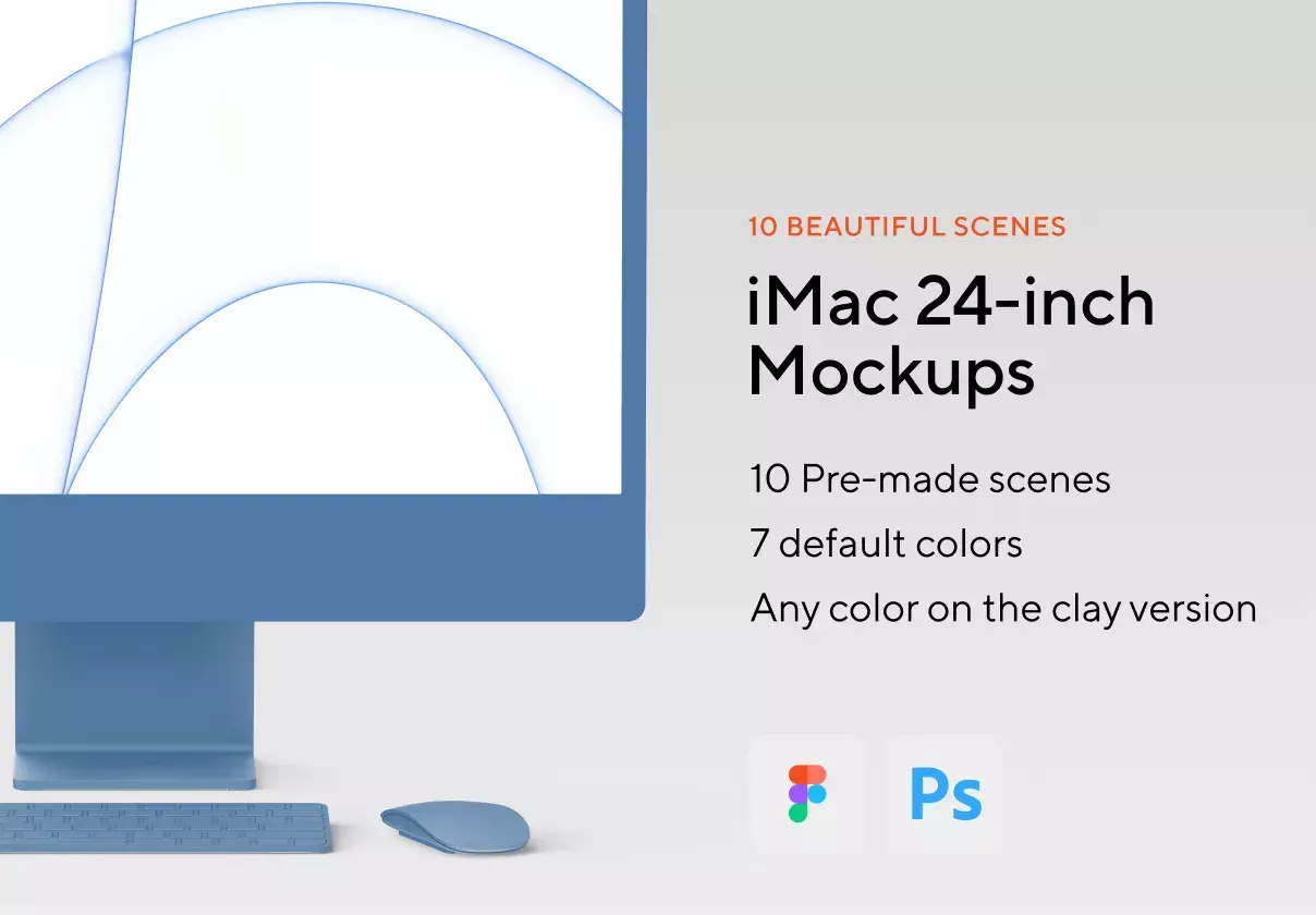 iMac 24-inch Mockups