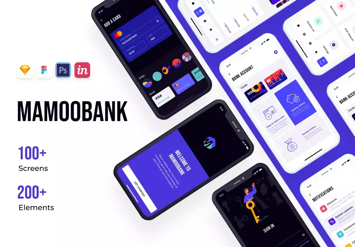 Mamoobank - Light mode & Dark mode