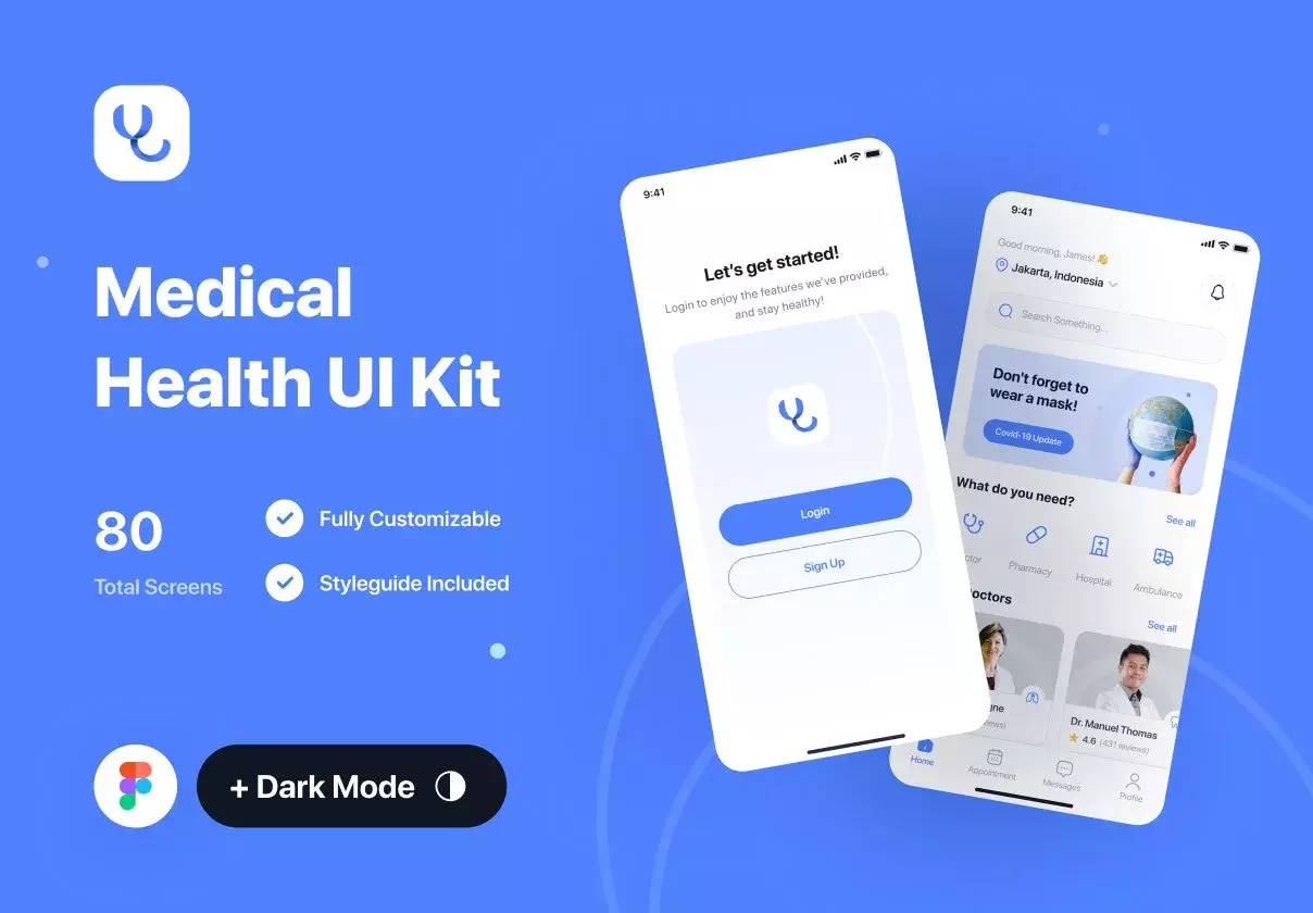 Medidoc - Medical UI Kit