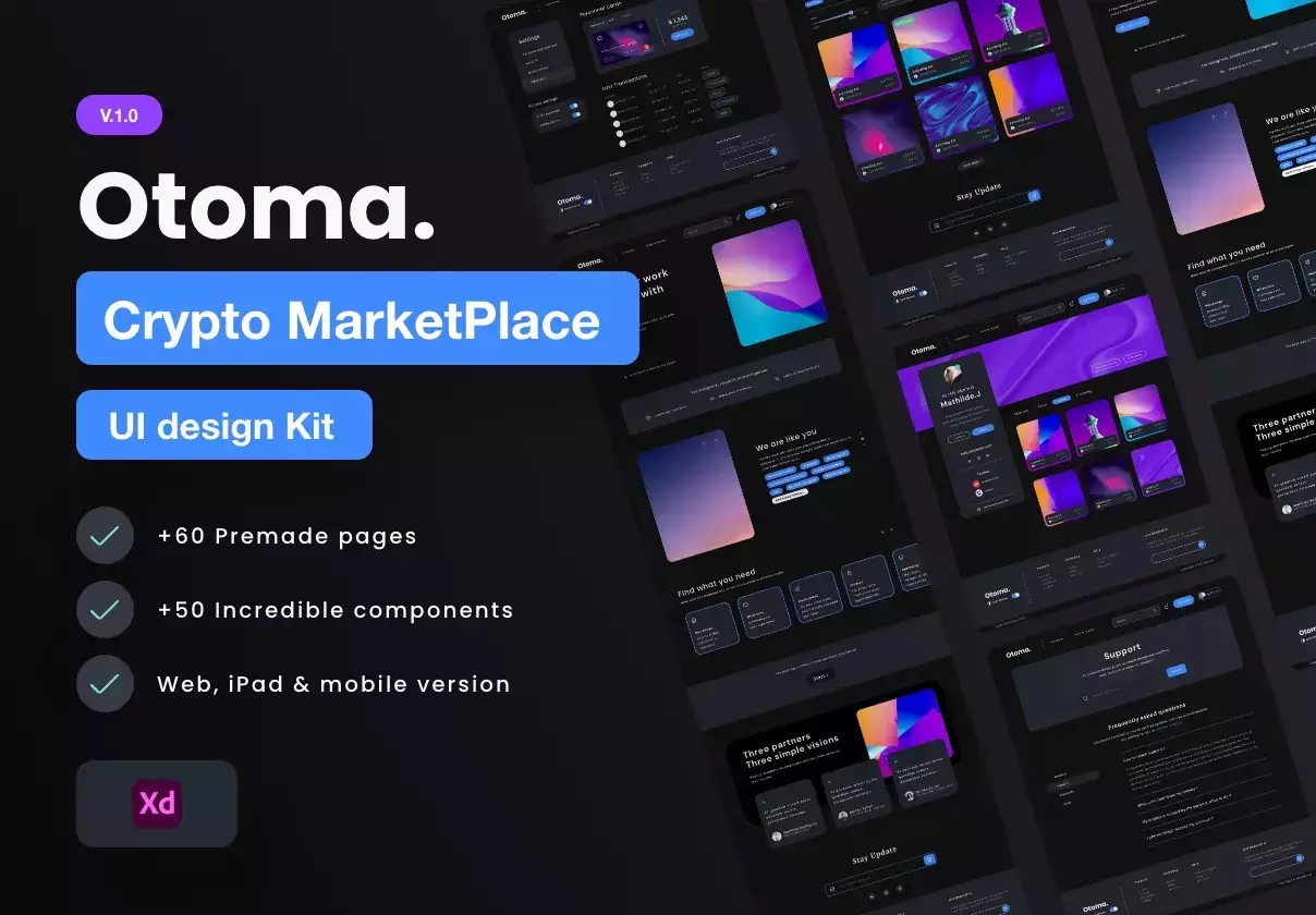 Crypto MarketPlace UI Kit