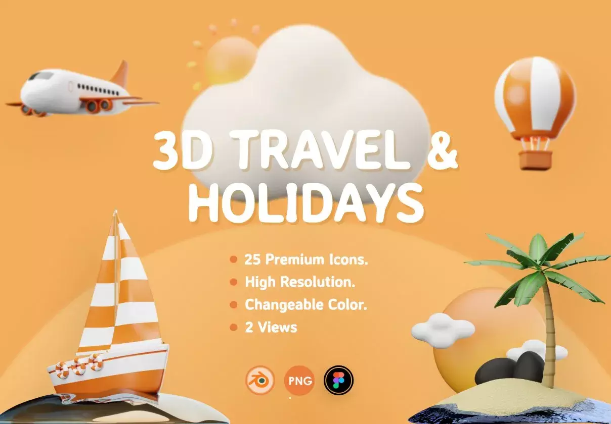 3D Travel and Holidays