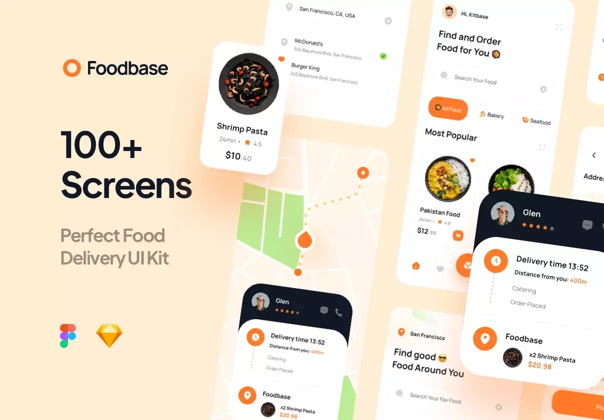 Perfect Food Delivery UI Kit