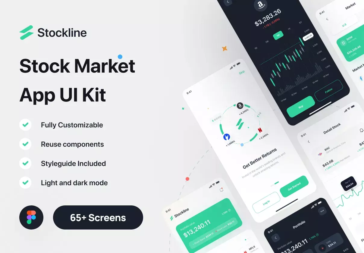 Stock Market App UI Kit