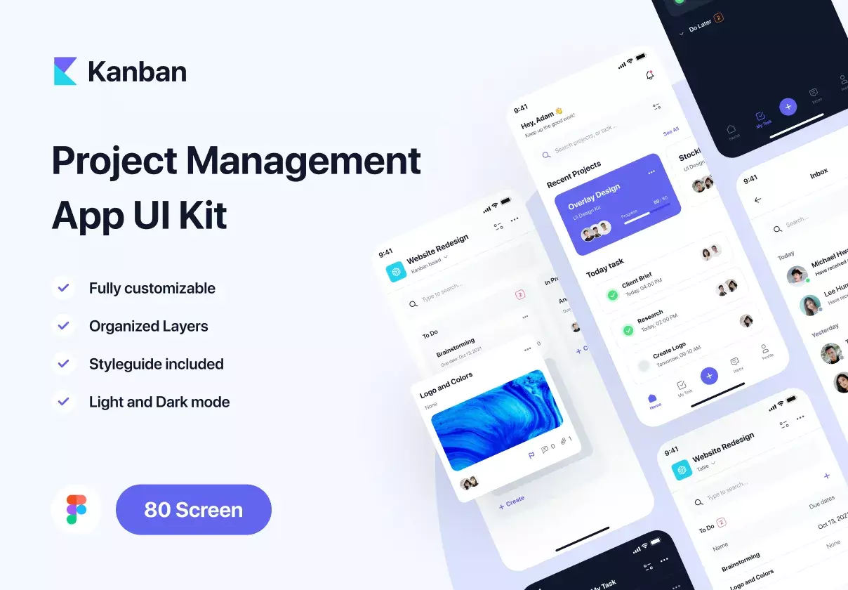 Project Management App UI Kit