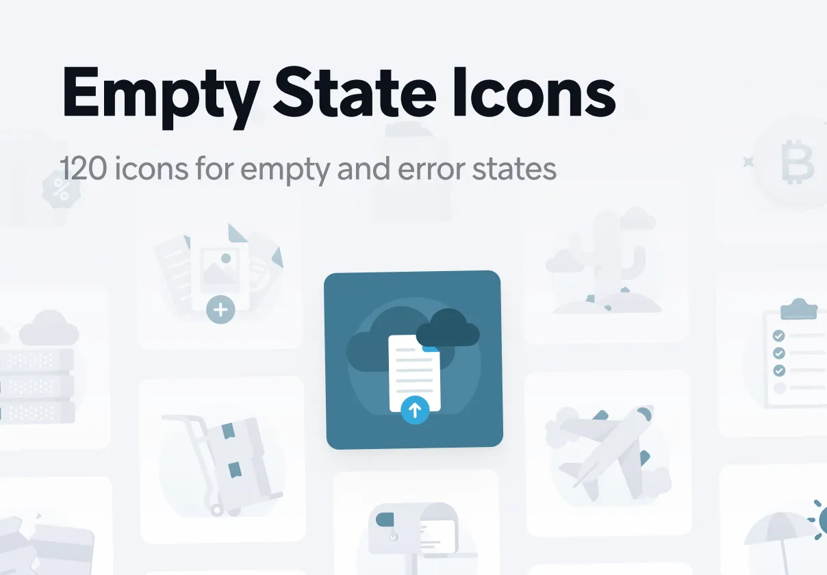 Empty States Icon Set – V1.0