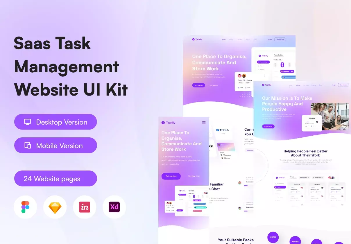 Saascuy - Saas Landing Page UI KIT