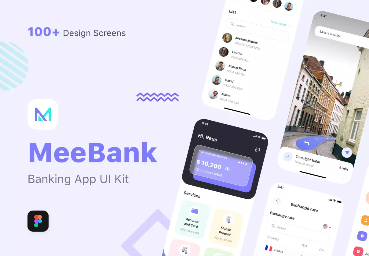 MeeBank - Banking App UI Kit