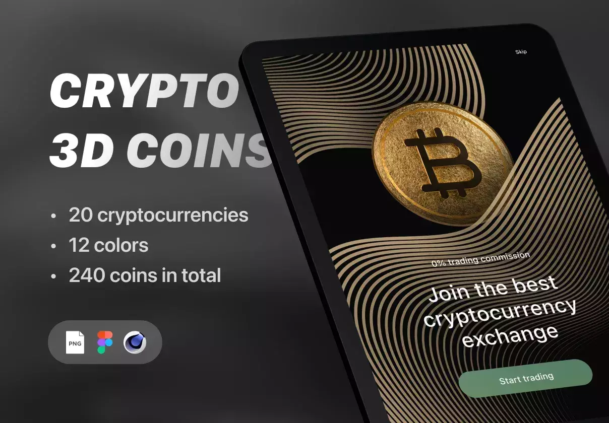 Crypto 3D Coins