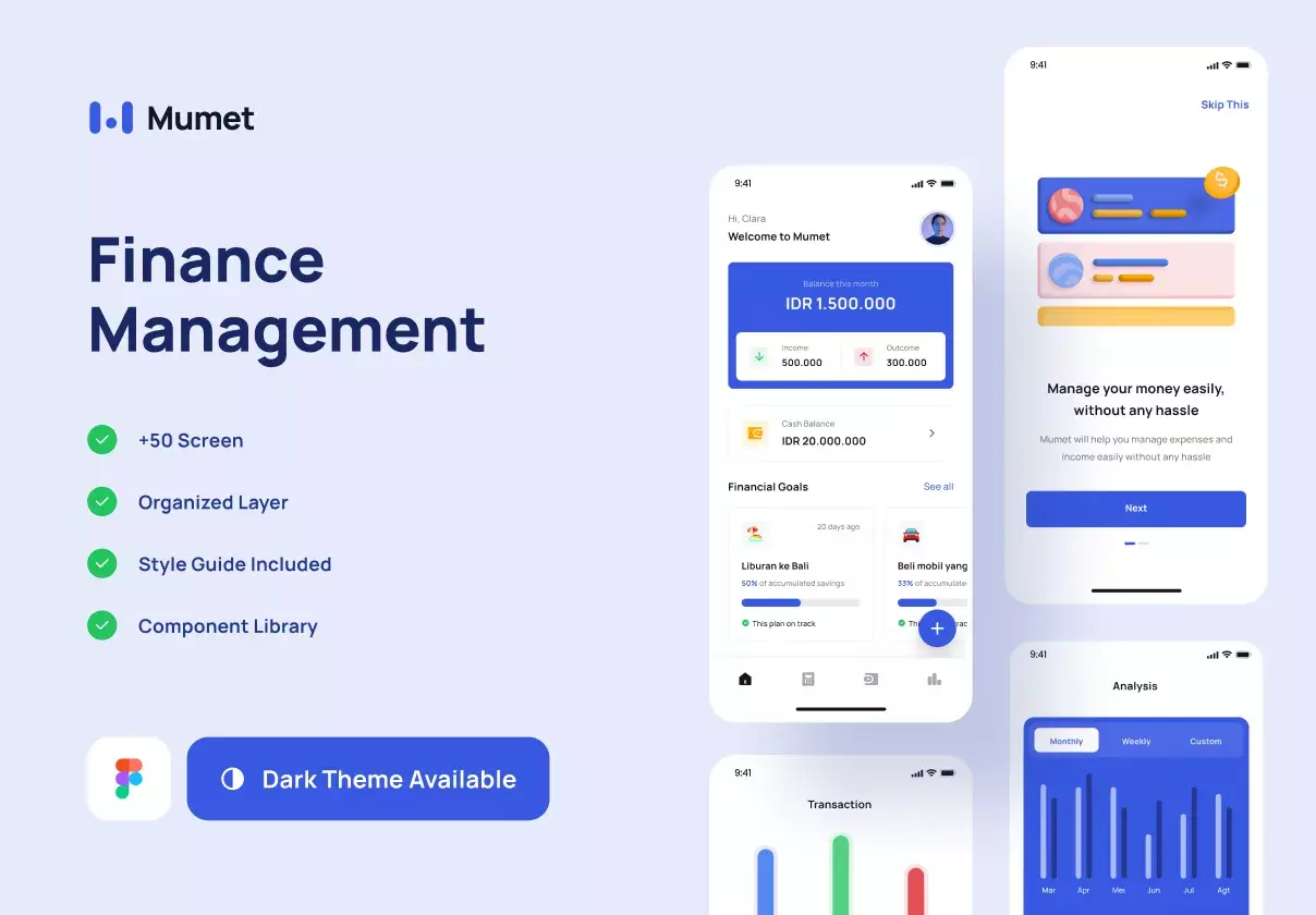 Mumet Mobile UI KIT