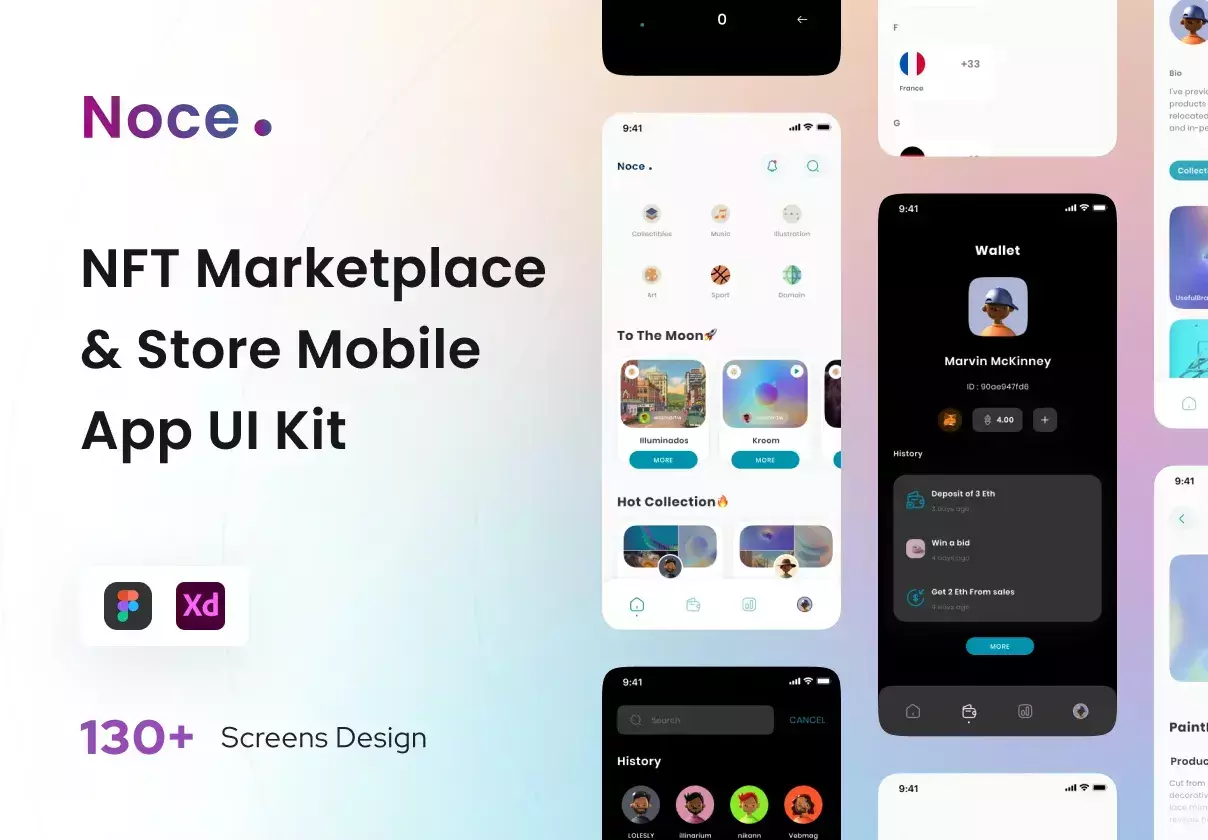 NFT Noce - NFT Mobile App Marketplace Store