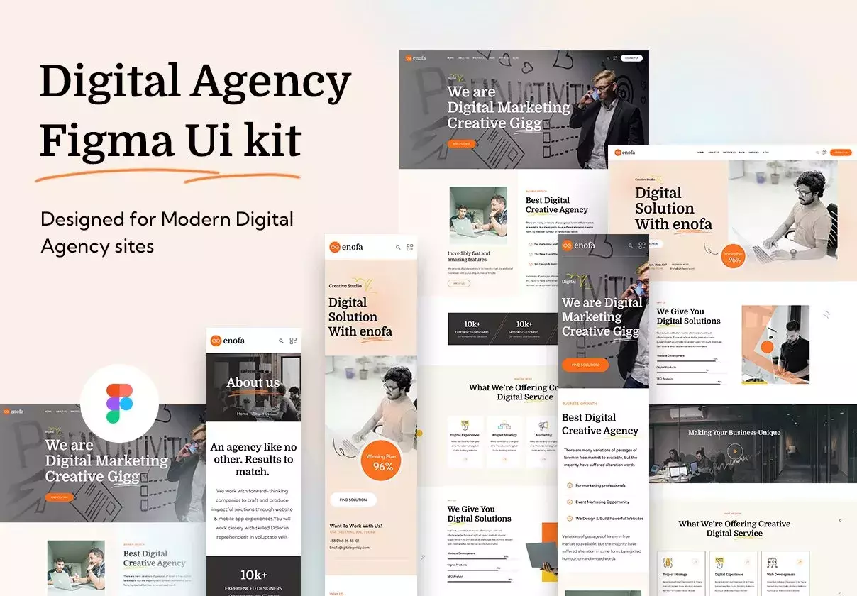 Digital Agency Figma UI Kit