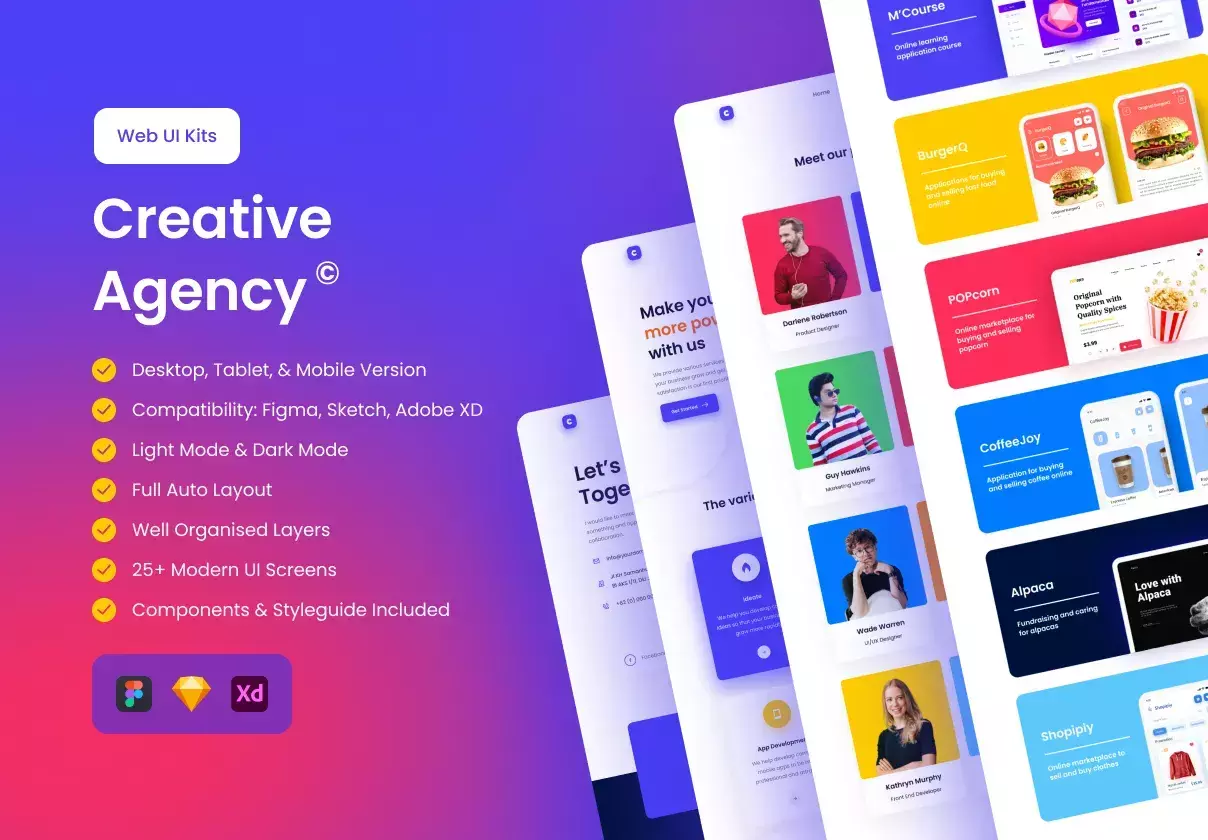 Creative Agency UI Kit