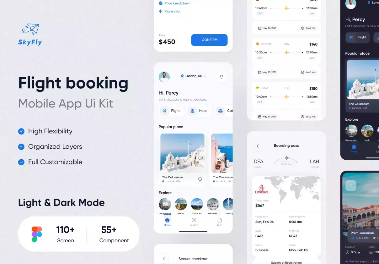 Skyfly Flight Booking App