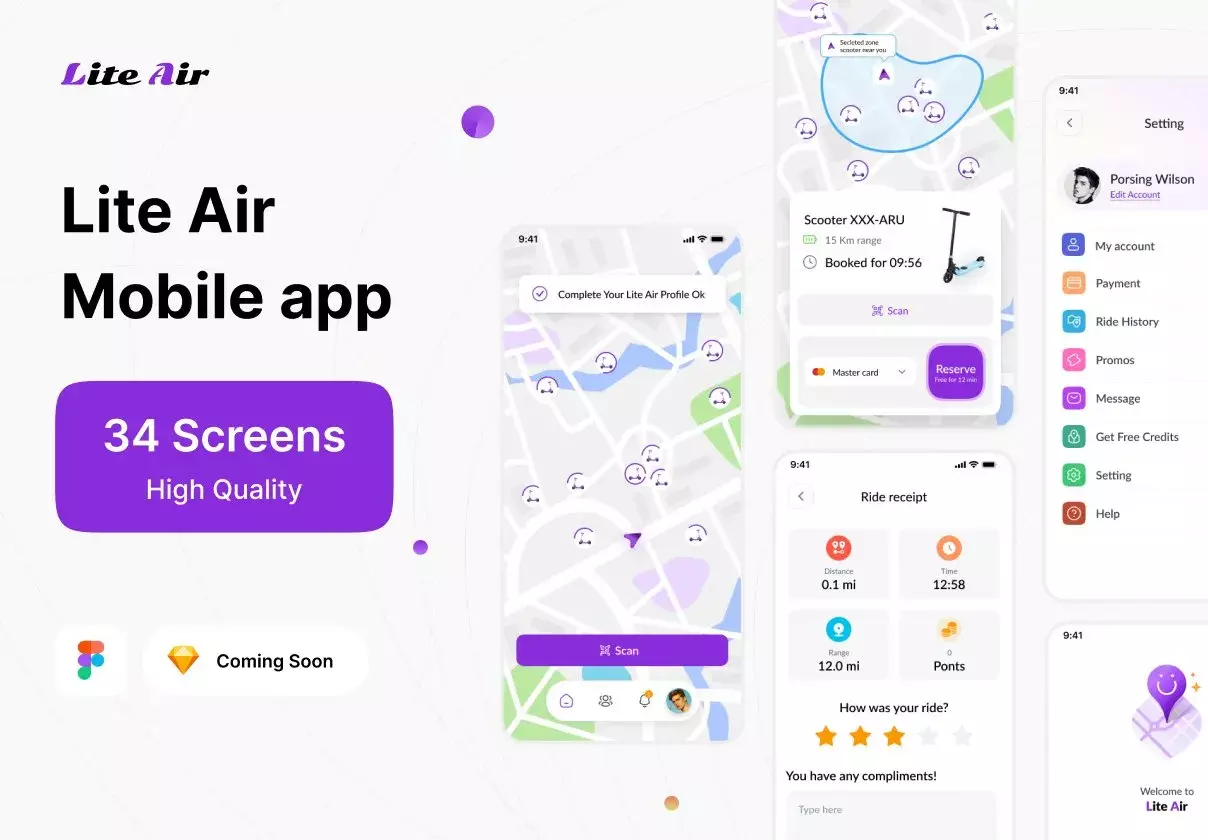 Scooter booking app