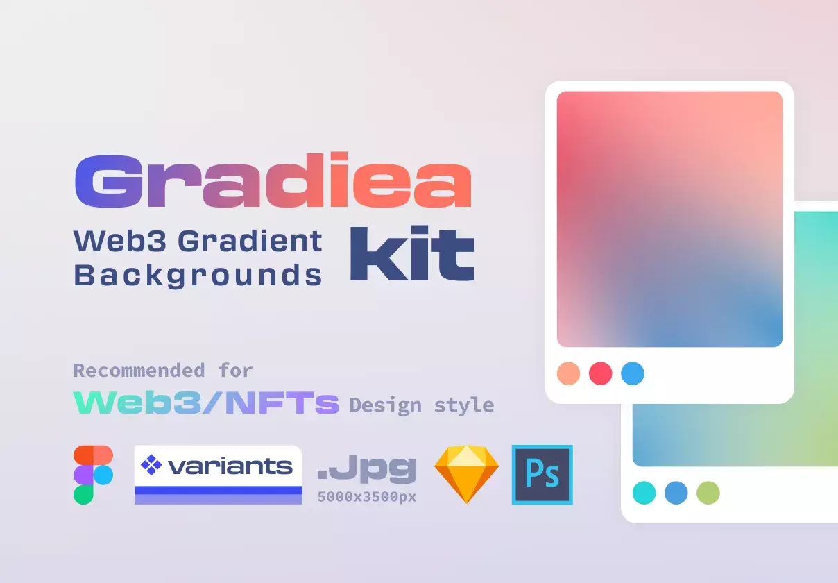 Gradiea Kit - Web3 Gradient Backgrounds