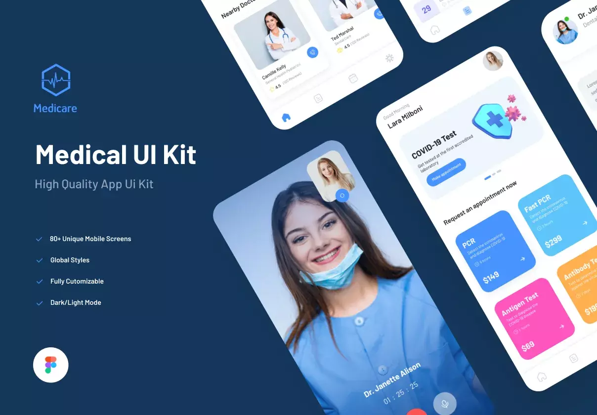 Medicare Medical App UI Kit