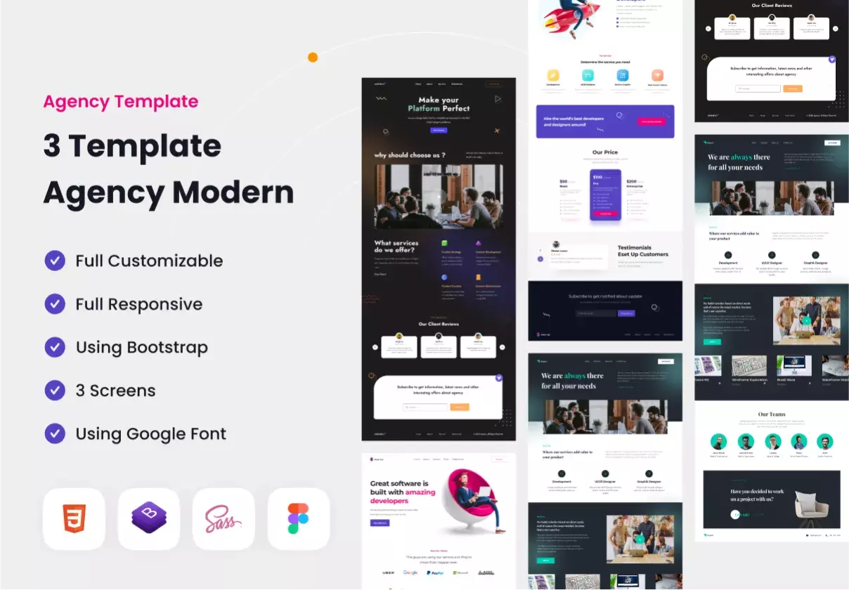 agency website template