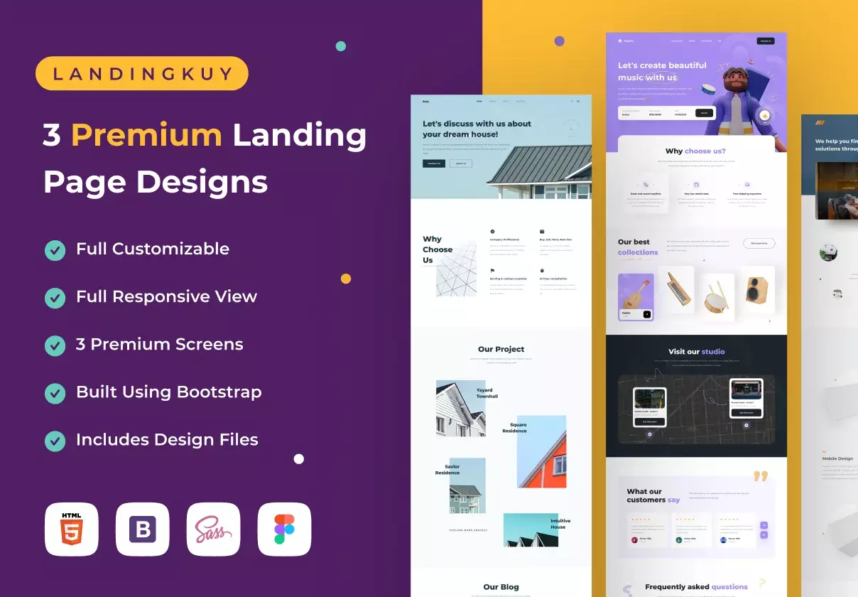 LANDINGKUY - Landing Page Design Templates