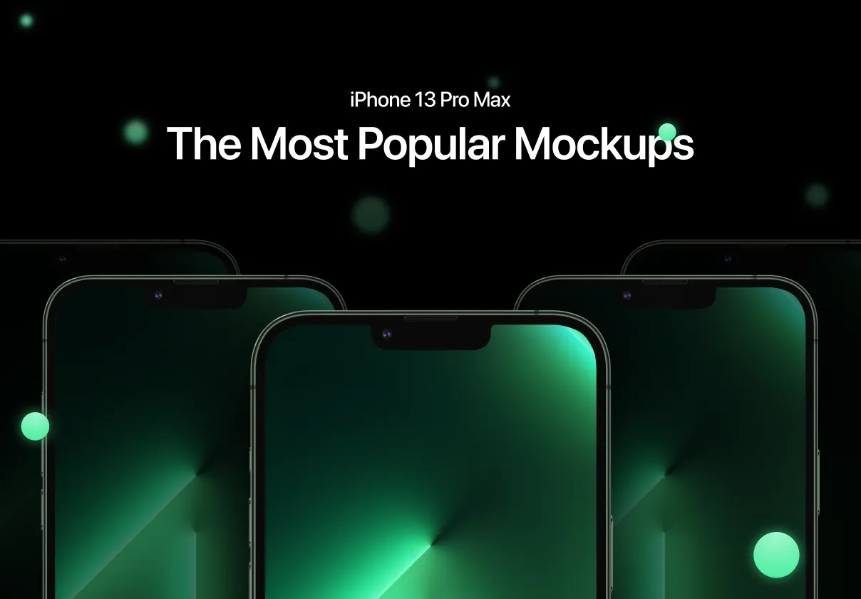 iPhone 13 Pro Max Mockups