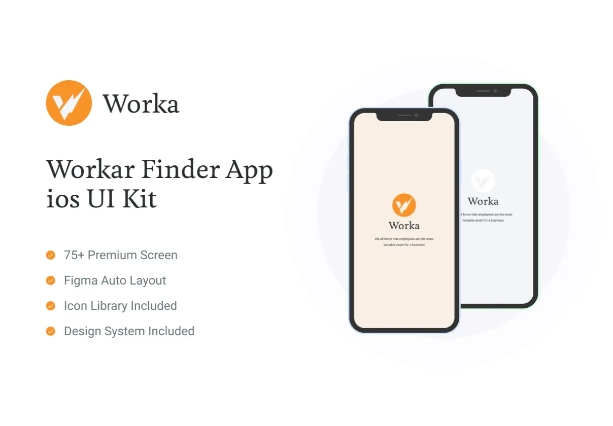 Worka mobile app for professionals