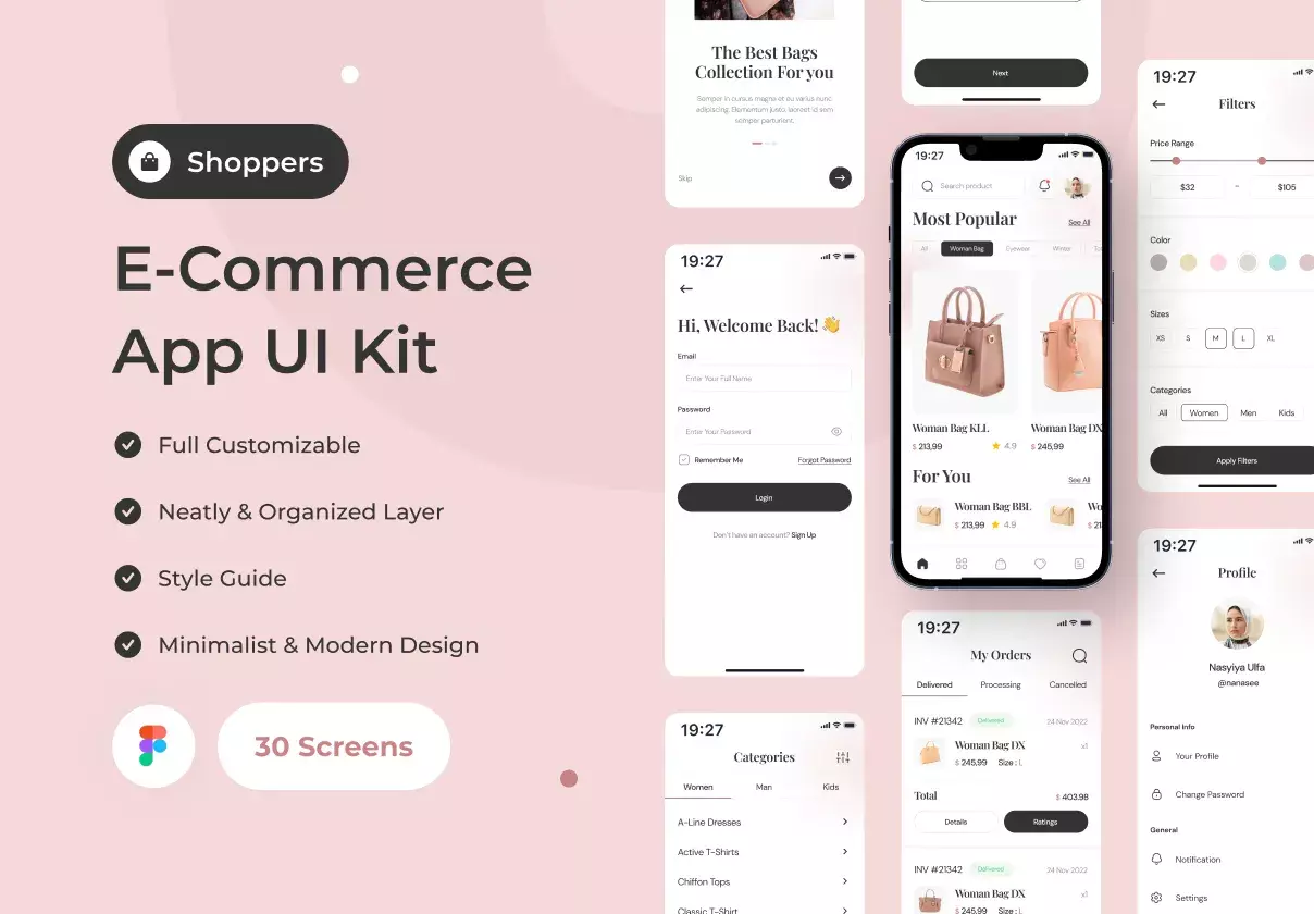 Shoppers - E-Commerce App UI Kit