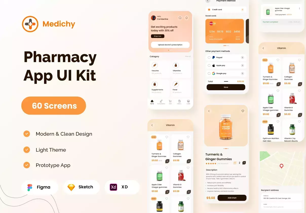 Medicine App UI Kit