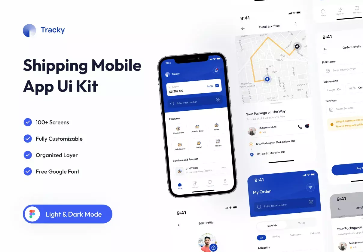 Tracky - Shipping Mobile App