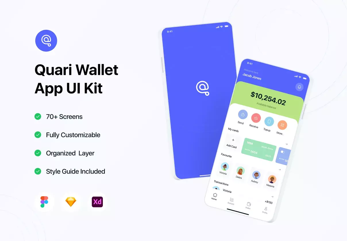 Quari Wallet App UI Kit