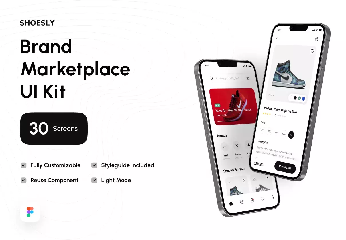 Brand Marketplace App UI Kit