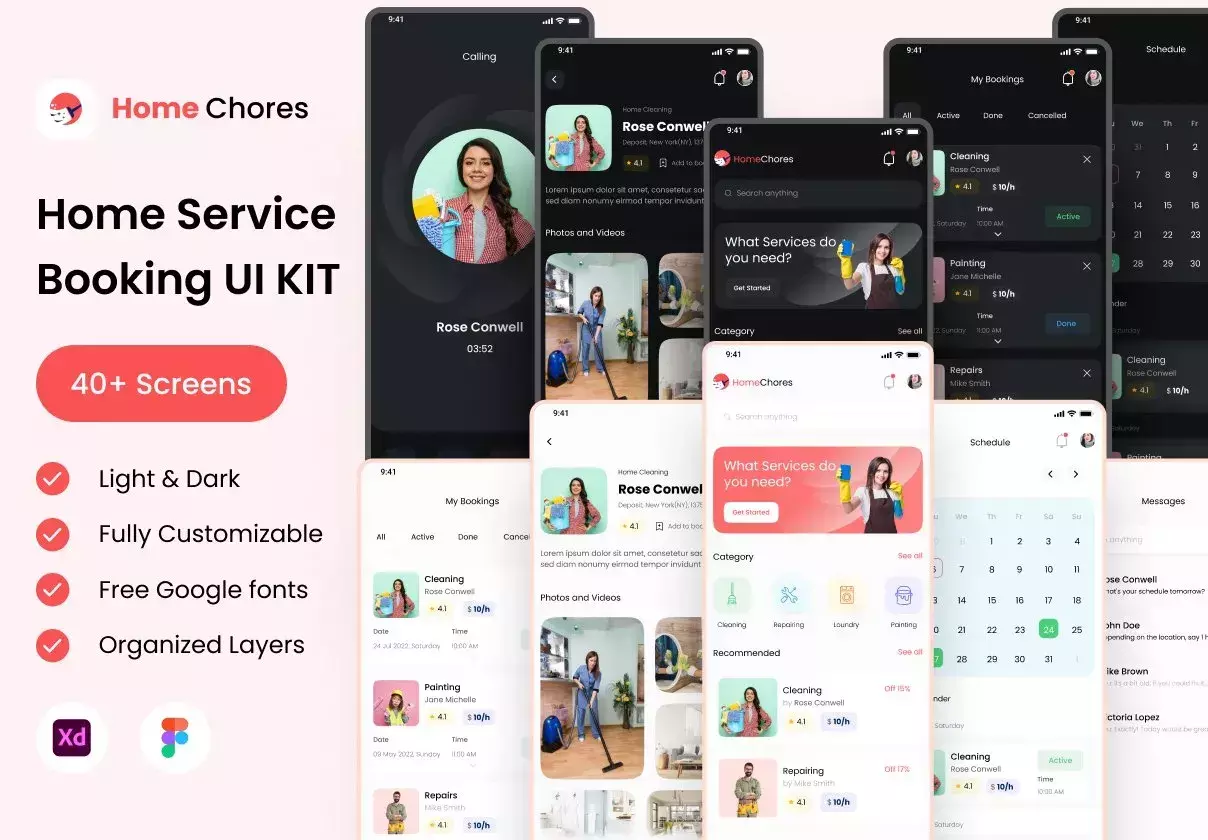 Home Chores UI Kit