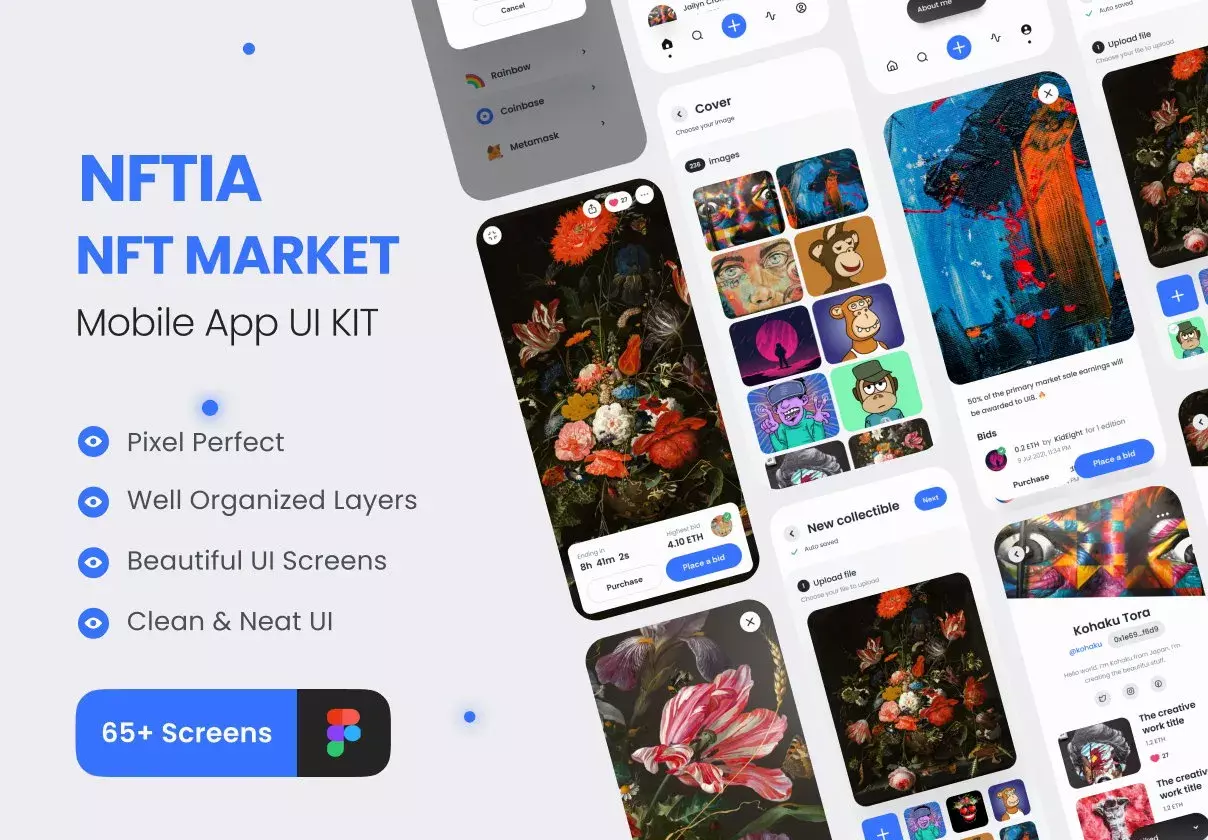 NFTIA - NFT App UI Kit