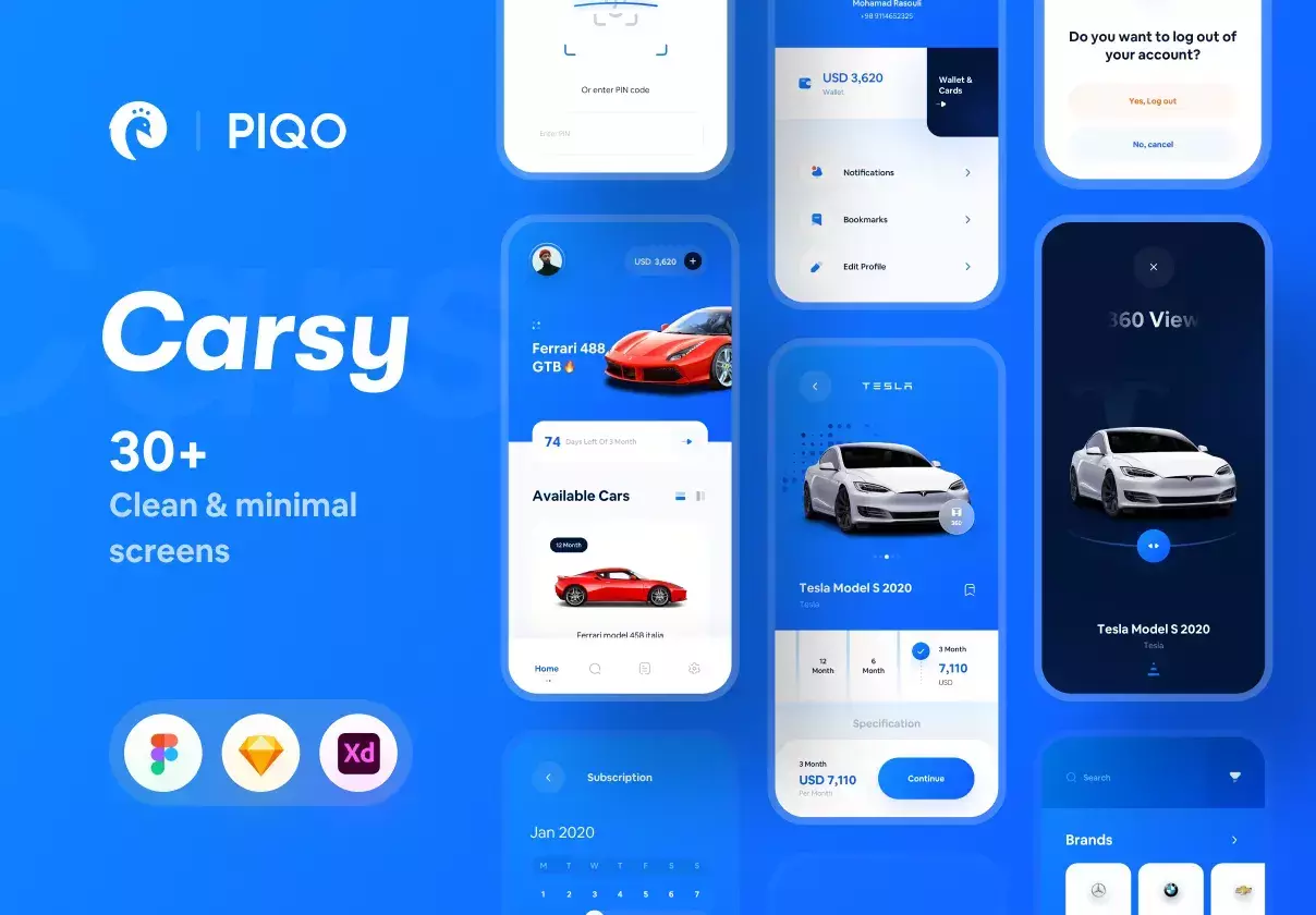 Cars shopping & renting apps