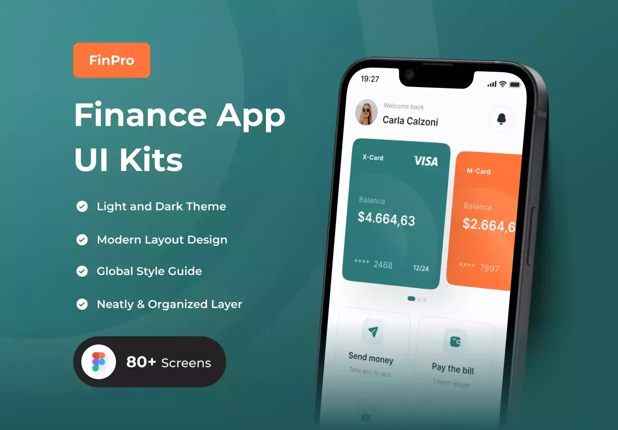 Premium Finance Apps UI Kit