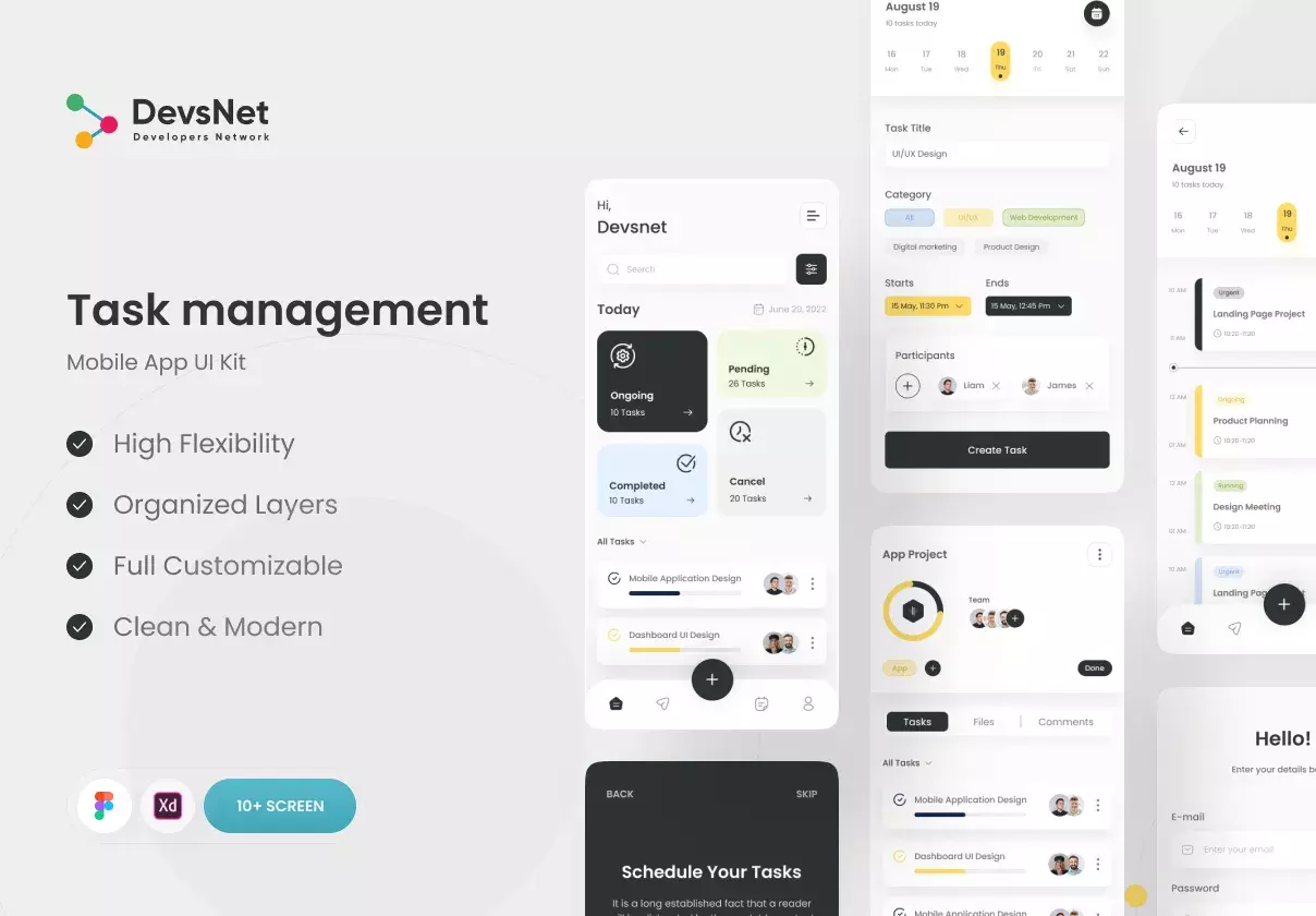 Task Management UI Kit