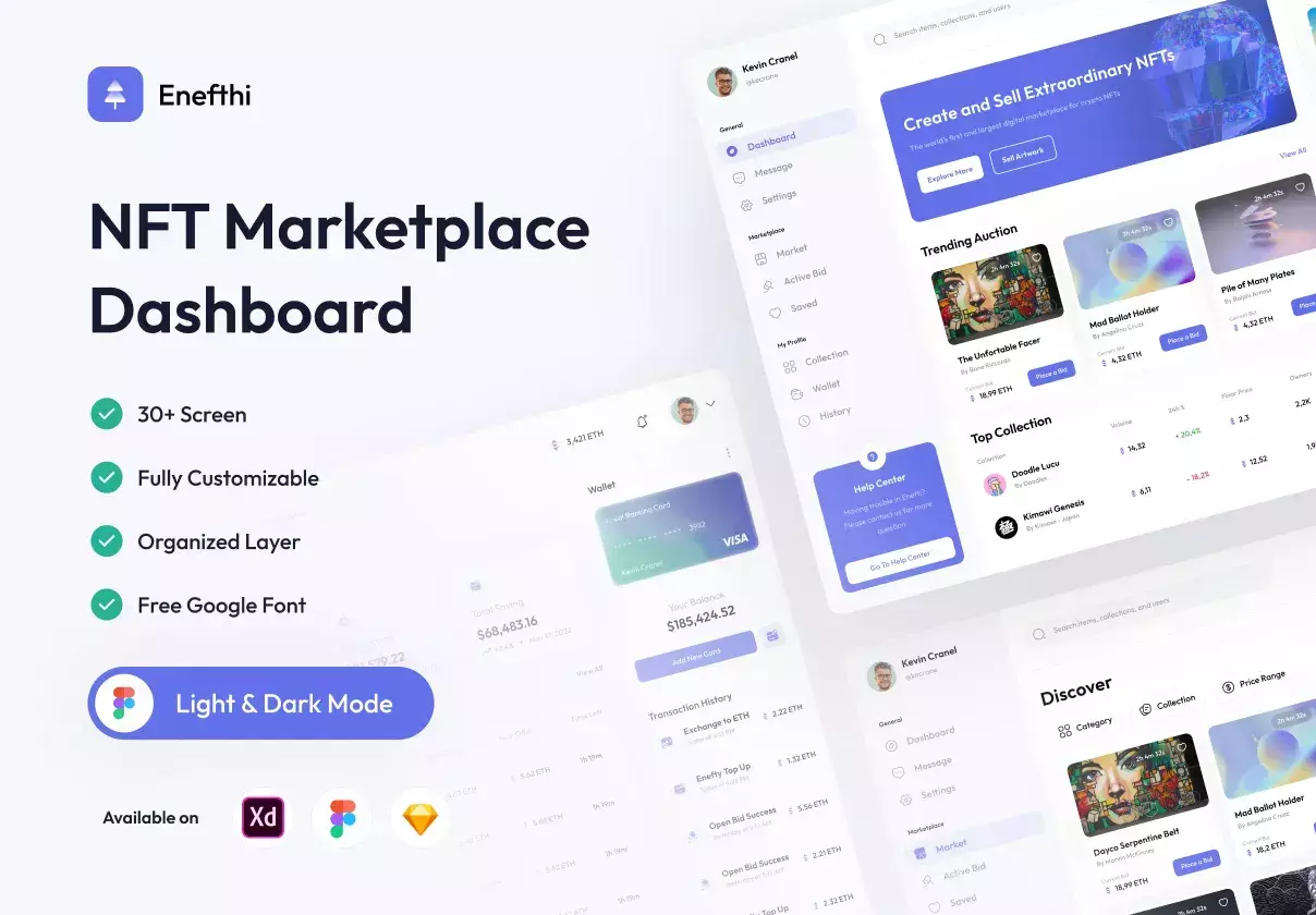 NFT Marketplace Dashboard