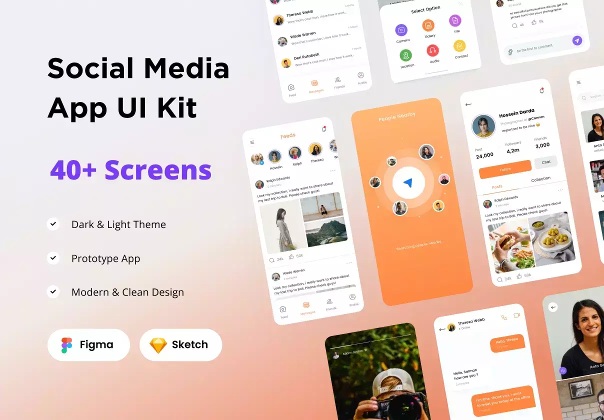 Social Media App UI Kit