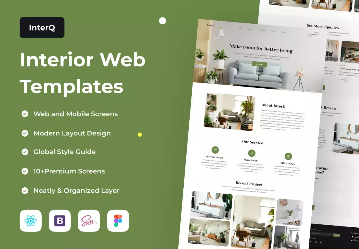 InterQ - Interior Web Templates