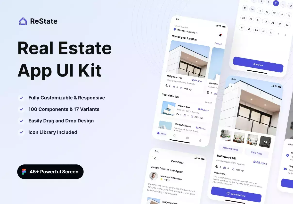 Restate - Real Estate Mobile App