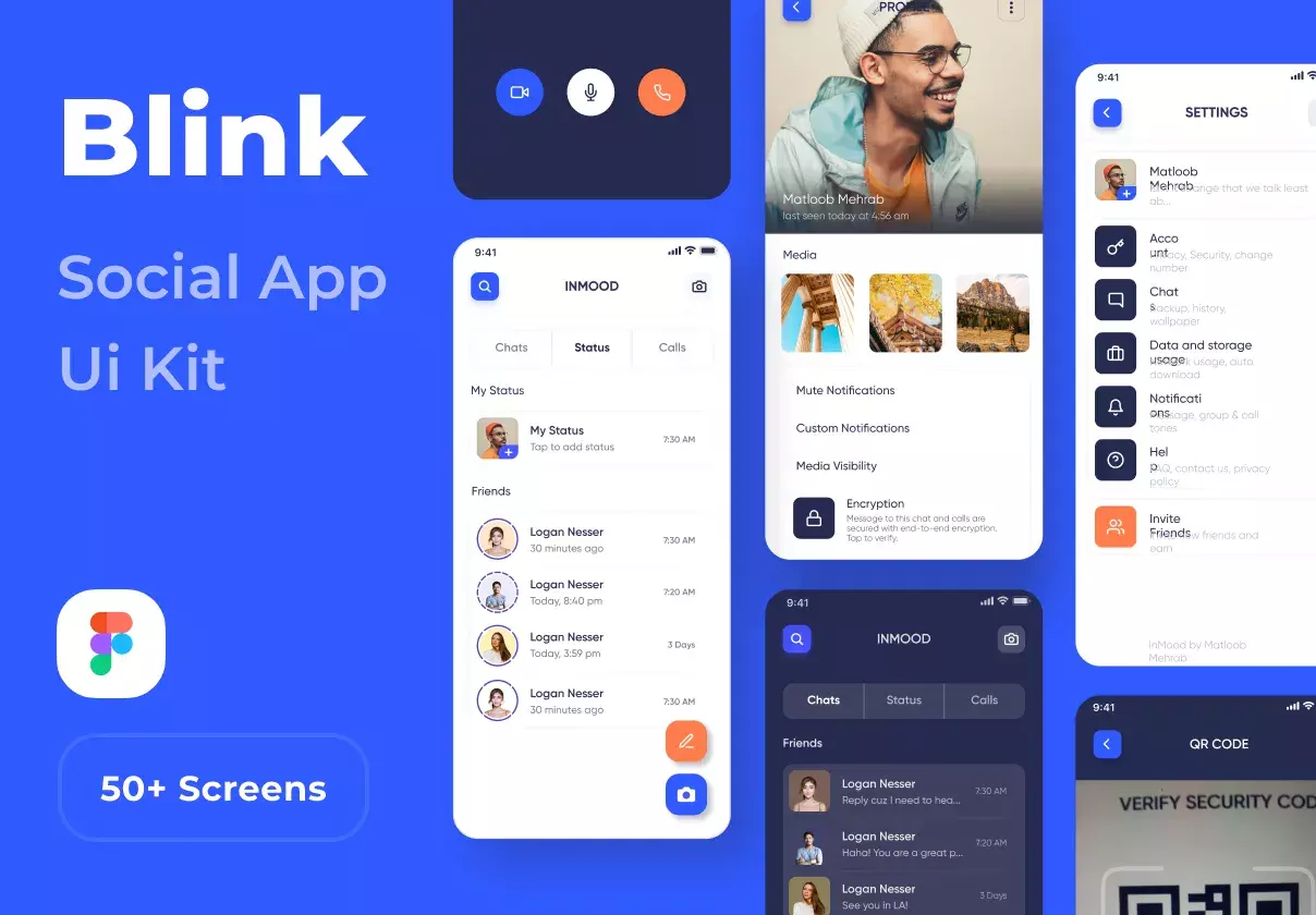 Blink Social App Ui Kit